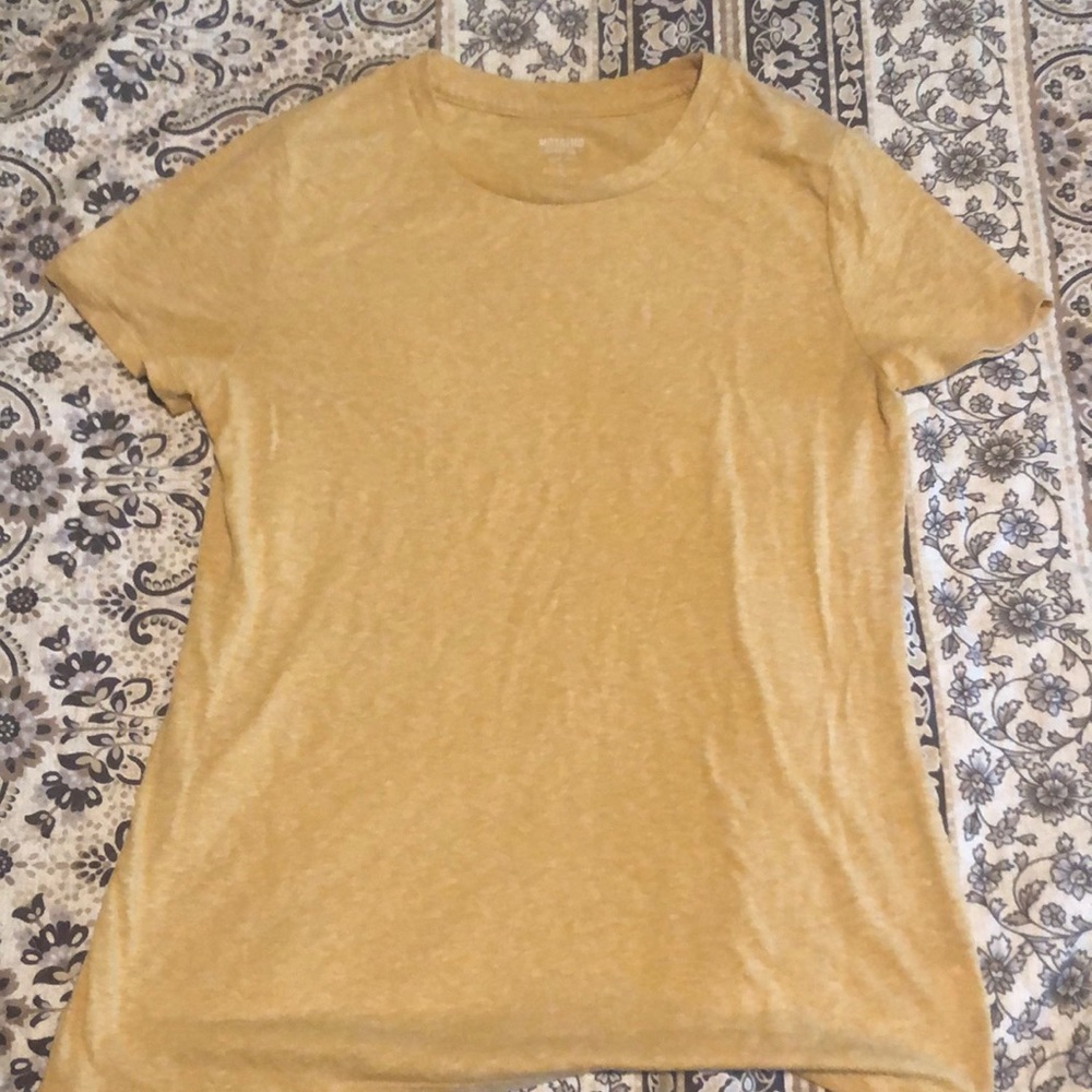 Heather golden yellow T-shirt